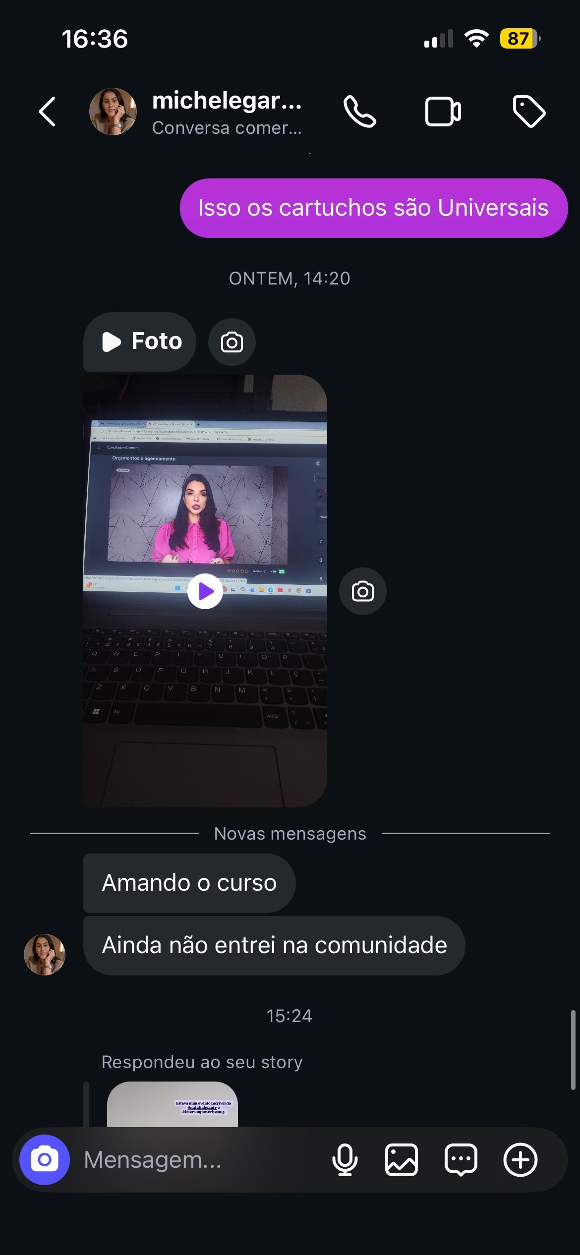 Feedback aluna Diamond