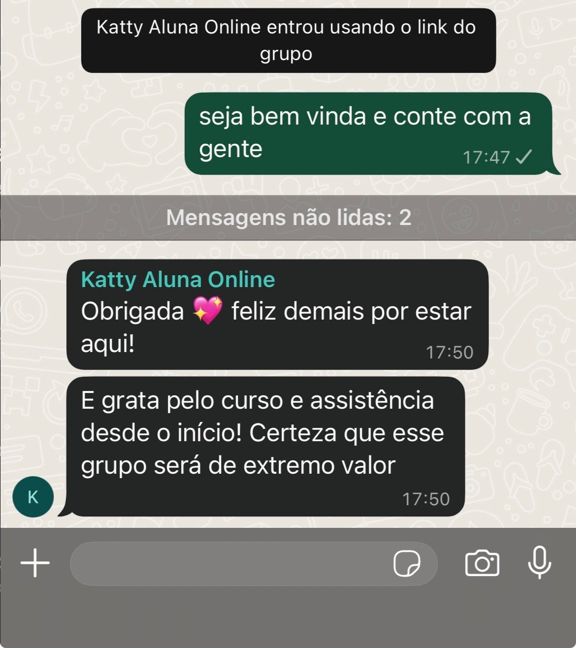 Feedback aluna Diamond